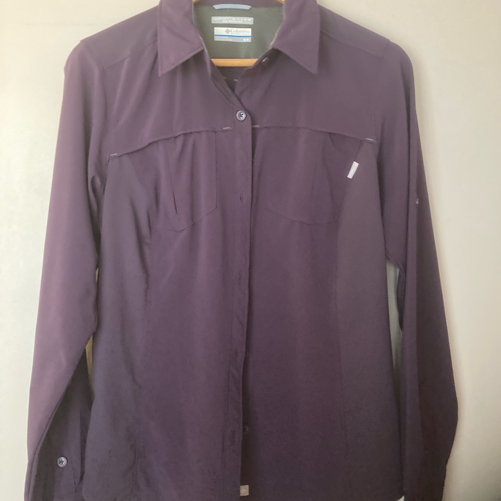 Columbia Dark Purple Outdoor Shirt